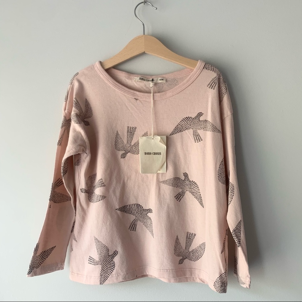 Bobo Choses Bird Print Shirt